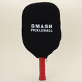 Black Smash Pickleball branded paddle cover, designed to protect and fit T700 Carbon Fiber pickleball paddles, featuring a sleek, professional look with durable material for enhanced protection.