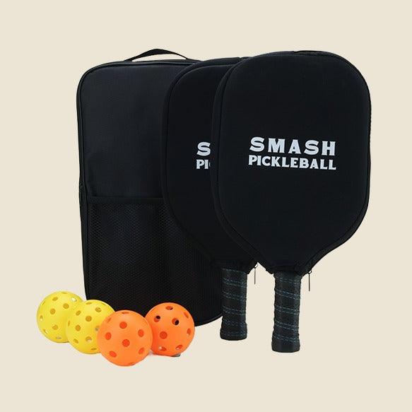 Digital Pixel Design Pickleball Paddle Set With Ball Case 