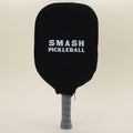 Protective paddle cover with a sleek black-gray color scheme and geometric patterns, delivering a modern and sporty look while offering durability and style to keep your paddle safe.